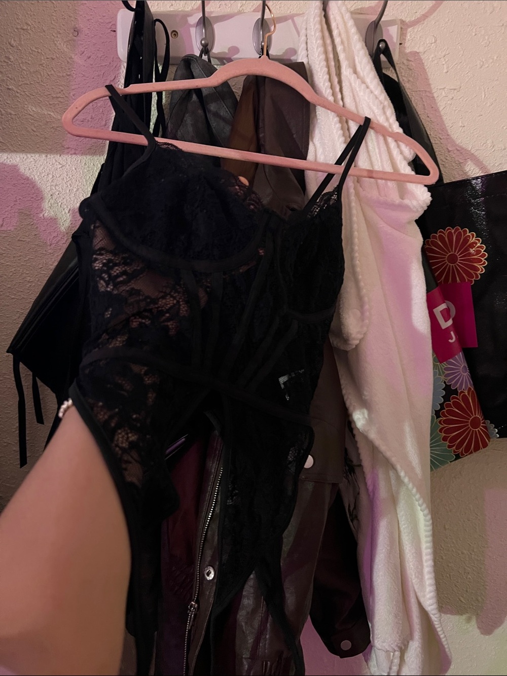 Black Lace Top - Women's Intimates